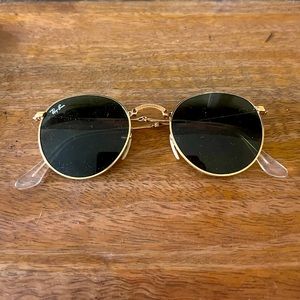 Ray-Ban Round Folding Sunglasses Blake/Gold